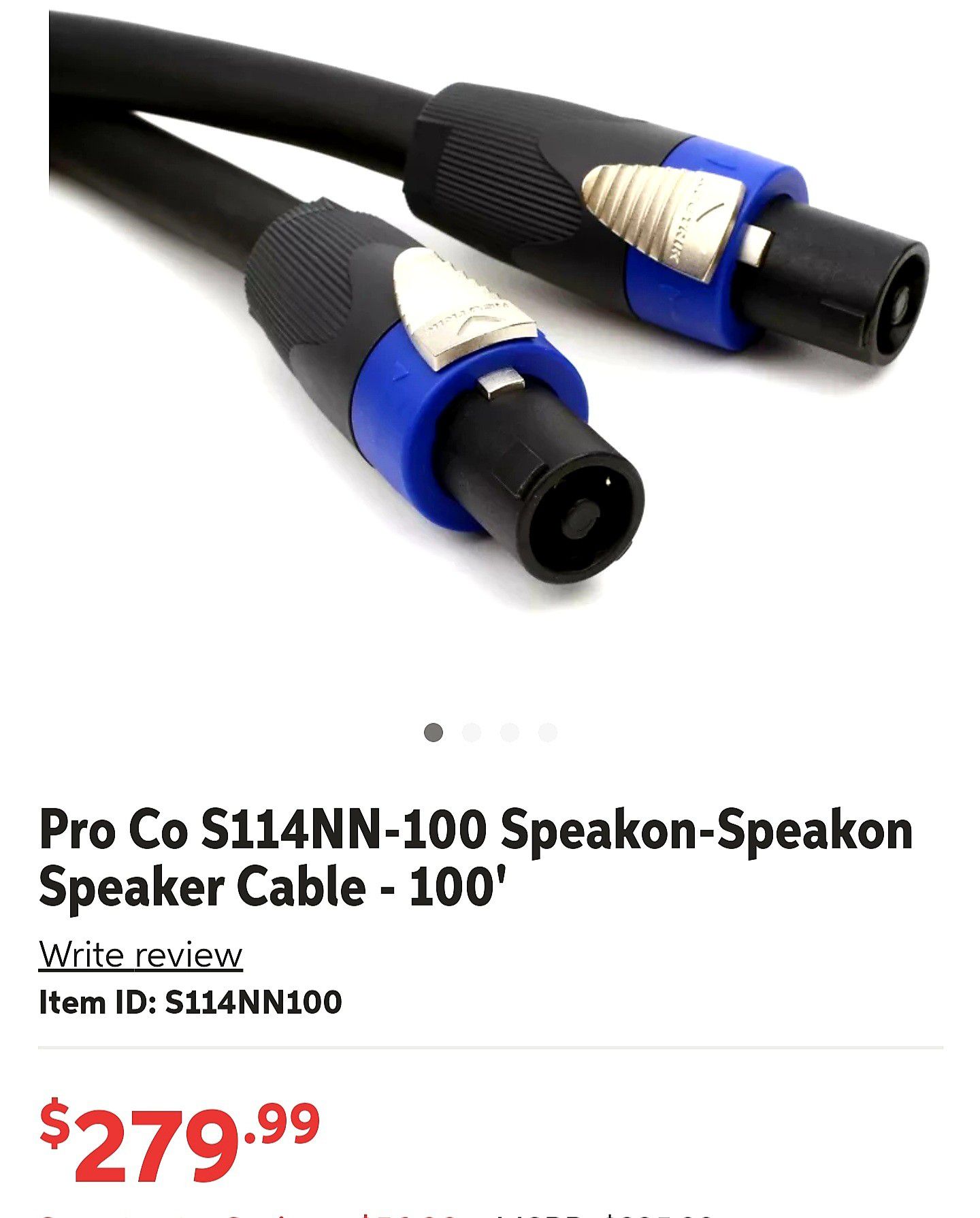 Speaker Cables: all lengths & sizes
