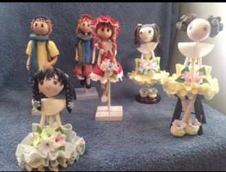 Colombian Ceramic Collectibles - Set of 6