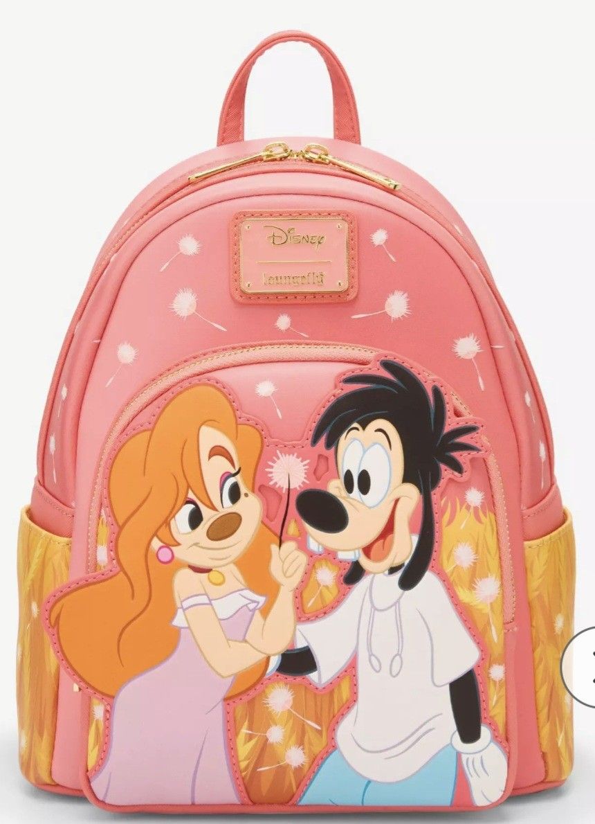Goofy Movie Roxanne & Max Mini Backpack With Matching Wallet.