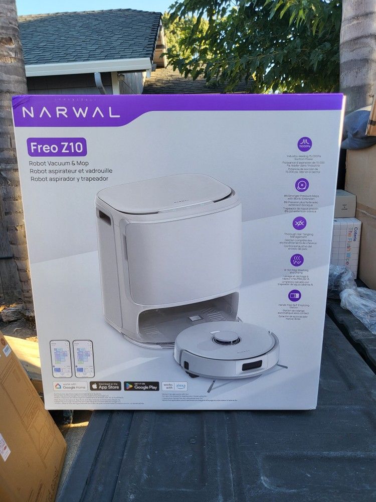 NARWAL Freo Z10 Robot Vacuum and Mop Combo