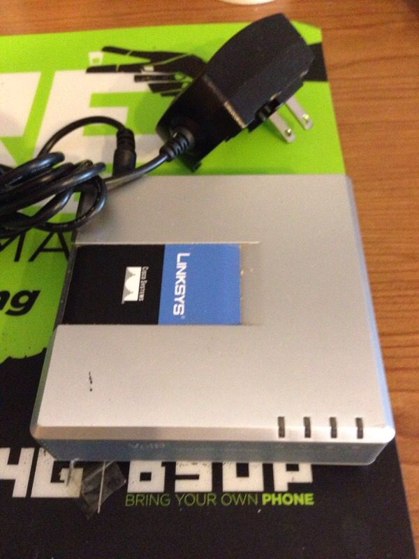 Phone adapter with Router SPA2102