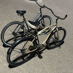 His And Hers Huffy Cranbrook Cruisers