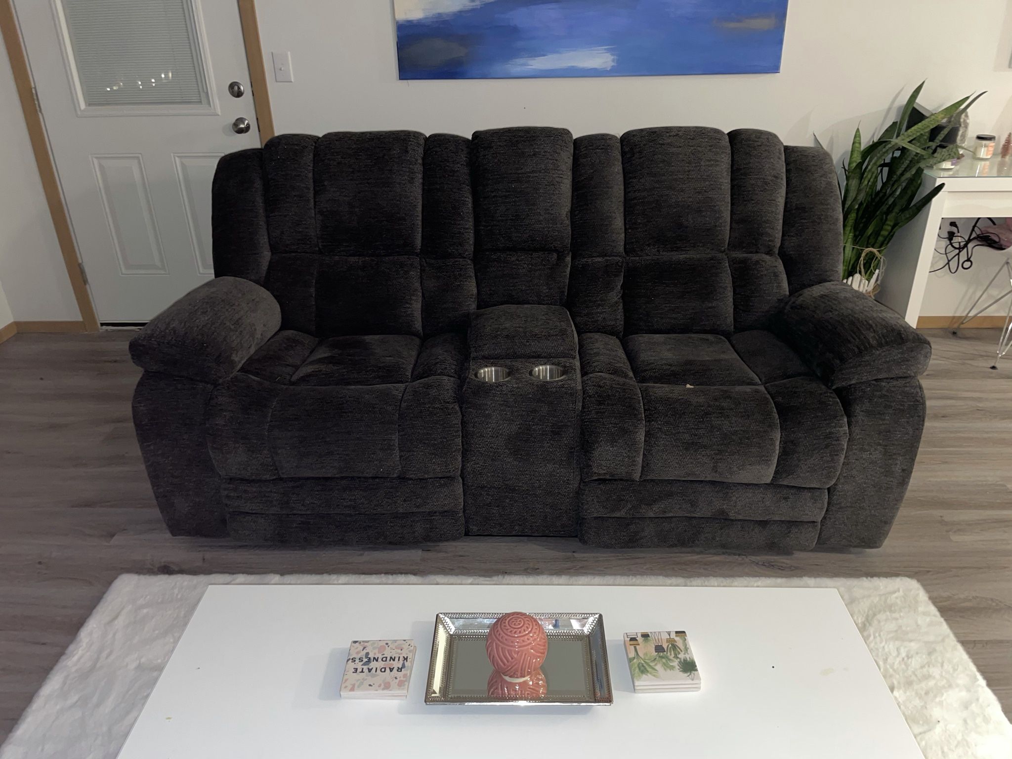 Sitwell Breslin Console Loveseat Gray for Sale in Edgewood WA OfferUp