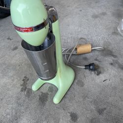 Vintage Hamilton Beach Green Milkshake Mixer