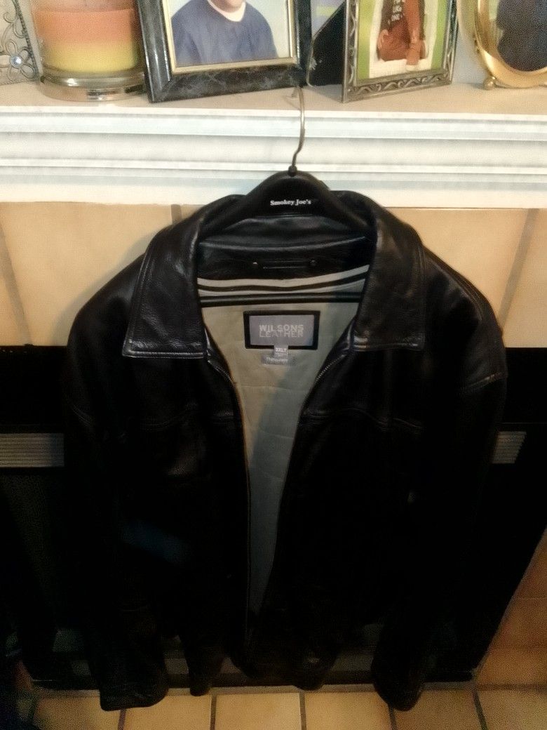 Black Leather Coat