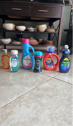 Tide, Downy, Unstopables, Palmolive OXY, Softsoap