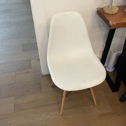 Modern White Chairs- Set Of 8 Chairs