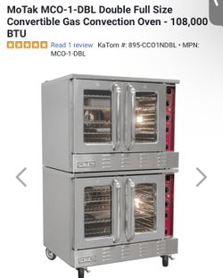 Gas  DOUBLE Oven BRAND NEW 