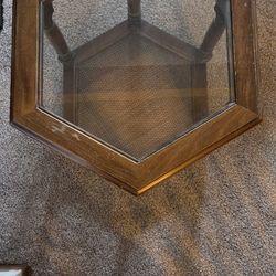 Hexagon side table
