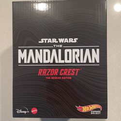 Razor Crest Beskar Edition Hot Wheels *BRAND NEW MINT* Mandalorian Starship Select The Child Grogu Star Wars Grogu Mando