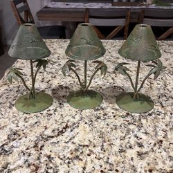 Rustic Beachy Candle Holders