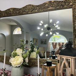 Solid wood heavy antique mirror 65x 40! It is 60 years Old