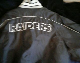 Raiders jersey and jacket