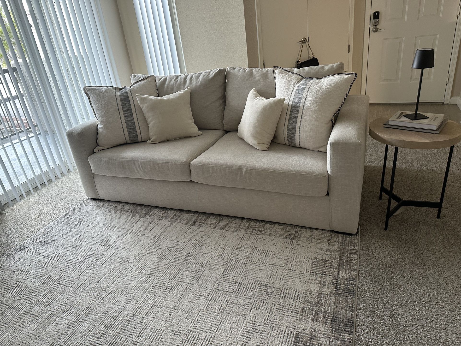 Sleek 86” Sofa For Sale $550 OBO