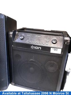 Ion Explorer Black Floor Speaker