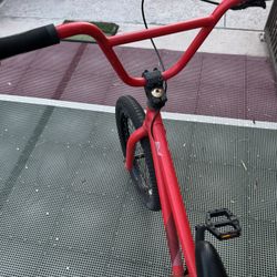 Red Freestyle Bmx Bike