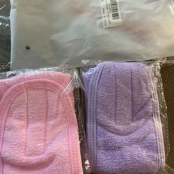 Spa Headband Pack of 2 All Sweat Head Towels - Non-slip, Stretchable, Washable Makeup Headbands for Face Wash, Facial Treatment, Sports