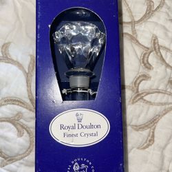 Royal Doulton Finest Crystal Bottle Stopper