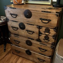 Japanese Tansu Chests (set of 2)