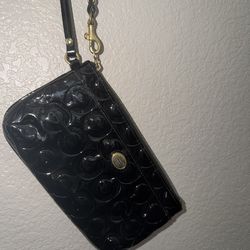 vintage coach hand wallet