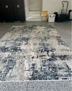 big rug blue and gray