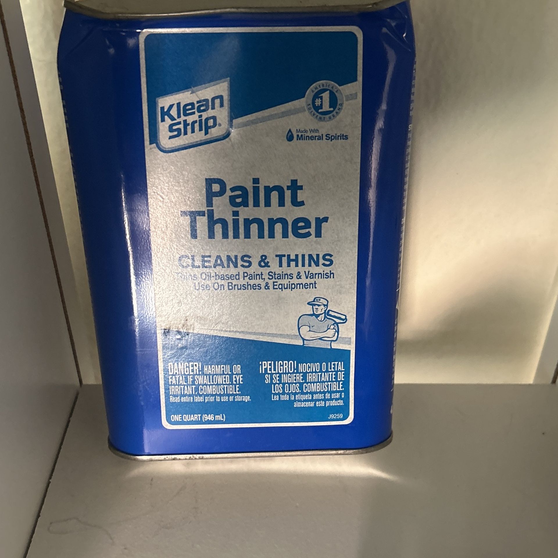 Paint Thinner. Bought Never Opened
