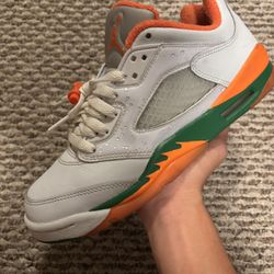 Jordan 5 Low Miami Hurricane 