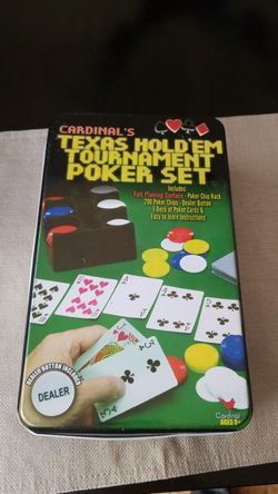 Texas Hold'Em Tournament Poker set for sale!!