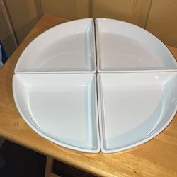 “Better Homes & Gardens” 4-Piece Platter Set