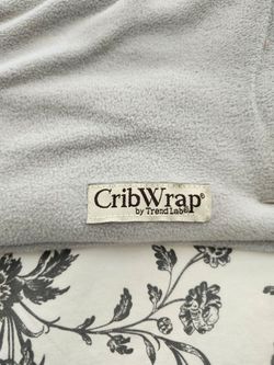 Washable crib wrap protector for top of crib