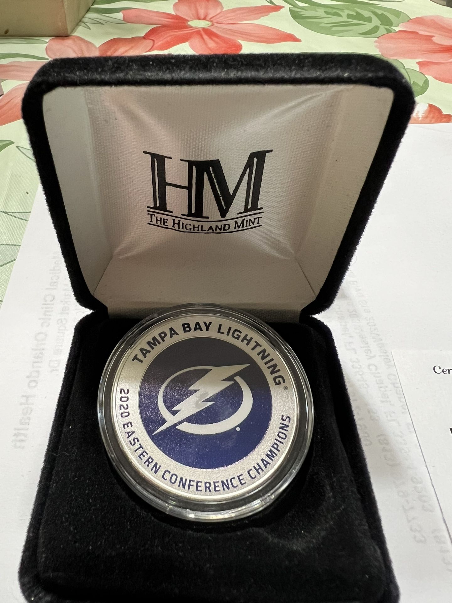 TB Lightning 2020 Eastern Conference Champions LE Coin 2020