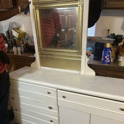 White Vanity Dresser & Desk