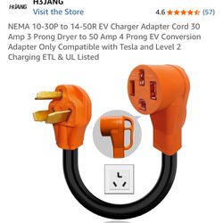 Teal Compatible 10 -30 adapter To 14-50r Charger adapter Cord