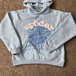 Sp5der Sky blue Rhinestone size small