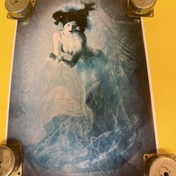 Unknown Artist, Haunting Woman Print Photo 16” X 11”