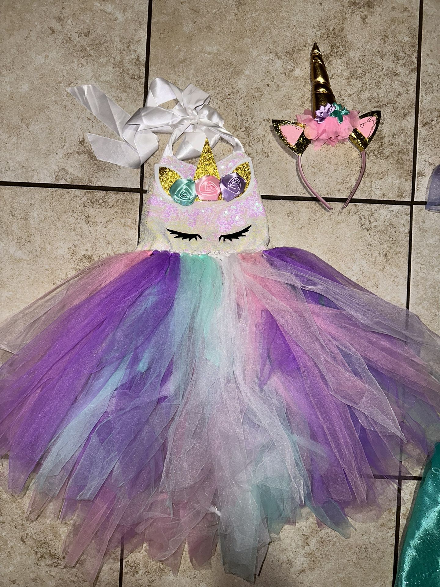 Toddler Girl Unicorn Dress