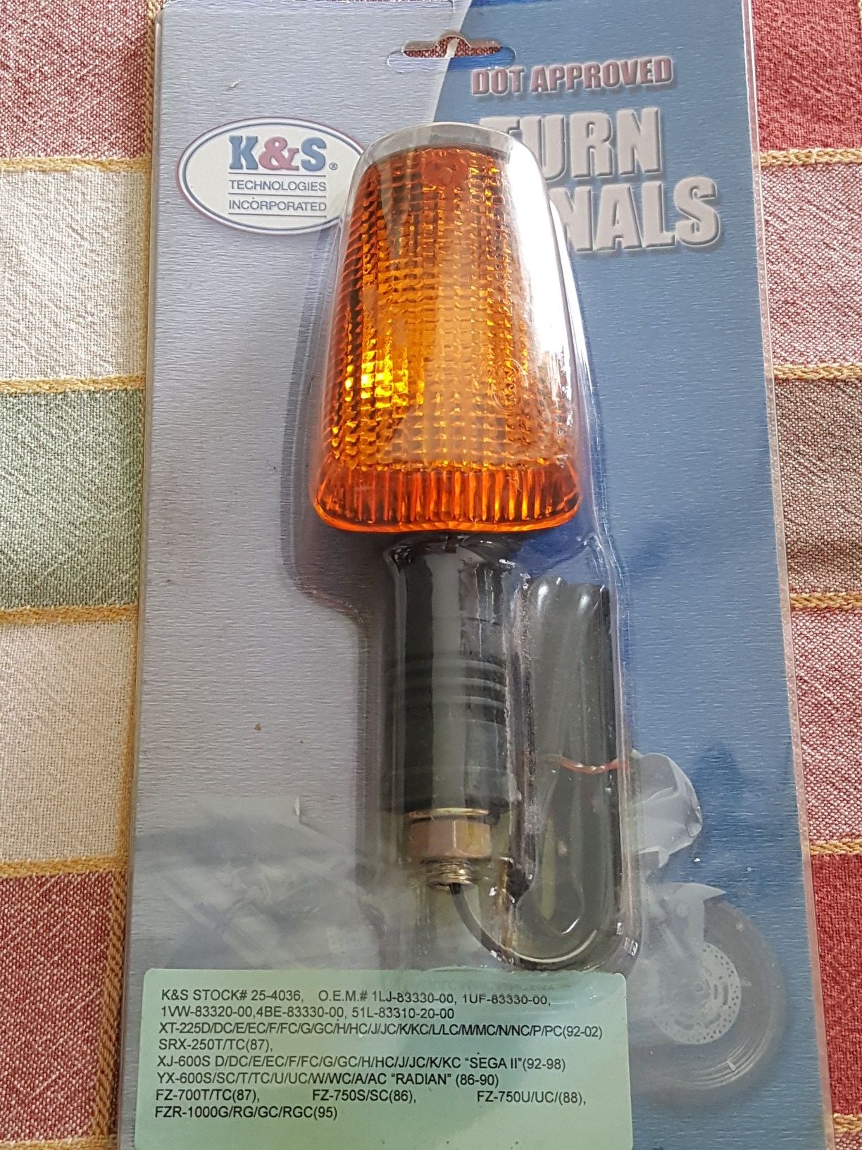 Turn Signal for YAMAHA XT225, SRX 250T/TC, XJ & YX 600S, FZ 700, 750