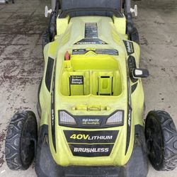 Free Electric Ryobi Lawn Mower (doesn’t start)