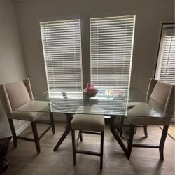 Glass Dining Room Set