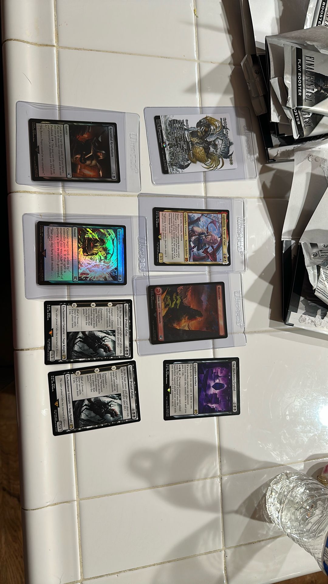 Final Fantasy x Magic The Gathering Cards