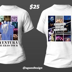 Grupo Aventura The Eras Tour Diseño En Camisetas 