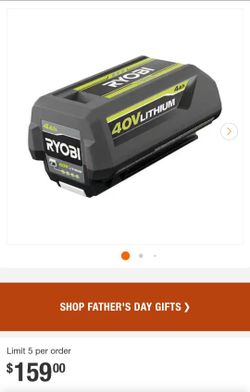 Ryobe 40v Battery