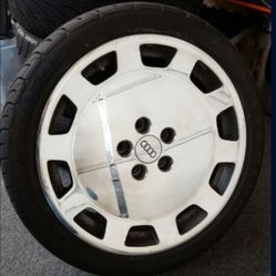 5 Audi polished 5x112