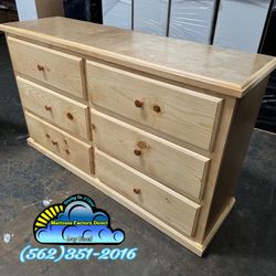 Six Drawer Pinewood Dresser Cajonera Comoda Nueva