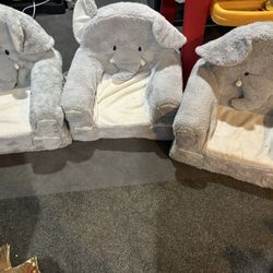 Plush Toddler Elephant Chair 