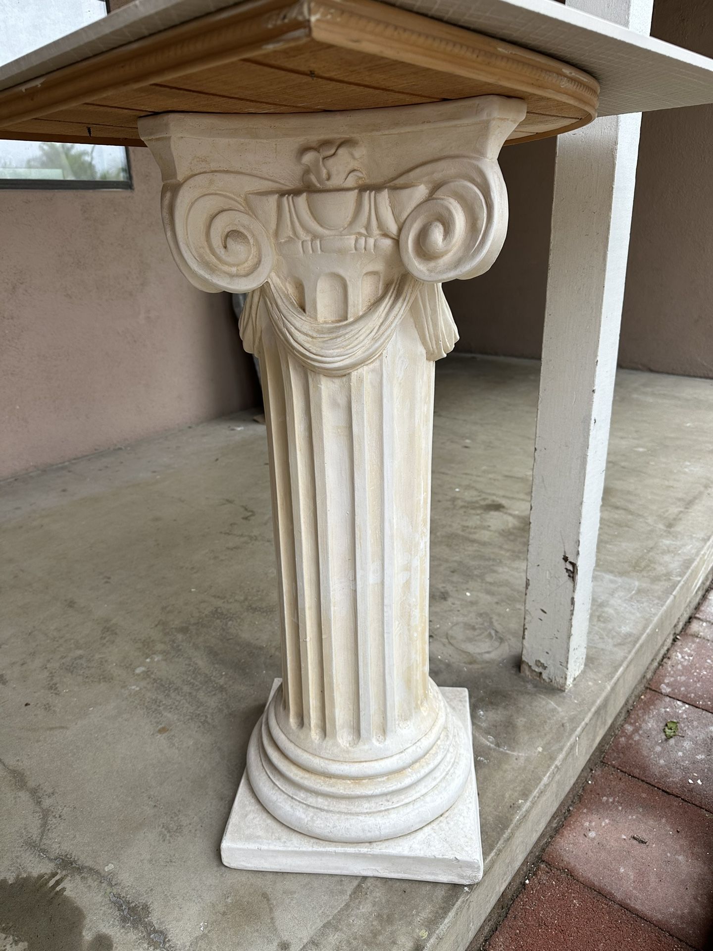 Pillar Stand Column Ornament Garden Stature