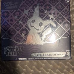Paldean Fates Scarlet &Violet Pokémon ETB 