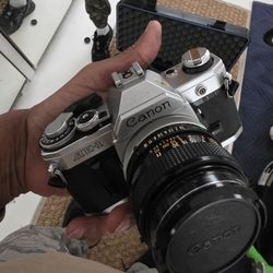 Canon AE-1 + accessories  5+  Mamiya RZ67 Pro II waist and prism finder + sekor z 50mm f4.5 + 180mm