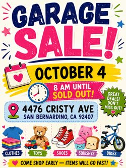 Garage sale