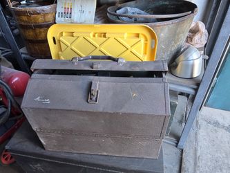 Kennedy Two Tray Folding Toolbox With Tools